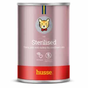 Blötmat katt - Sterilised, paté kalkon, 400g