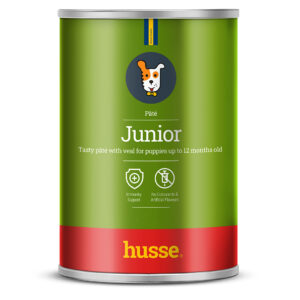 Våtfoder hund, Junior pâté 400g med kalvkött & torkad ginseng