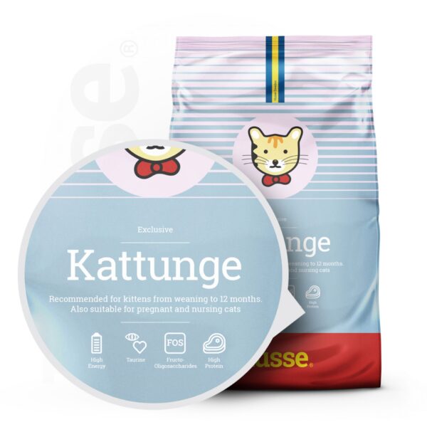Exclusive Kattunge,| Komplett foder speciellt framtagen för växande kattungar.