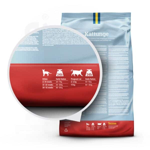 Exclusive Kattunge,| Komplett foder speciellt framtagen för växande kattungar.