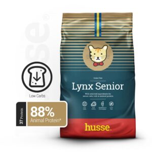 Kattmat - Lynx Senior 7kg, spannmålsfritt torrfoder för äldre katter