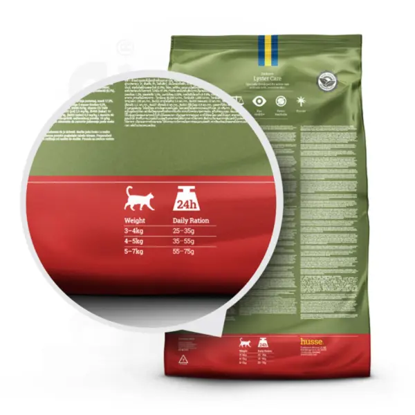 Kattmat - Exclusive Lyster Care 7kg, torrfoder för katter med känslig hud och päls - Bild 3