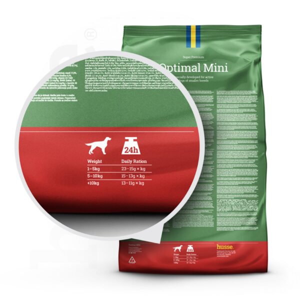 Hundmat - Optimal Mini, glutenfritt torrfoder för små raser - Bild 3