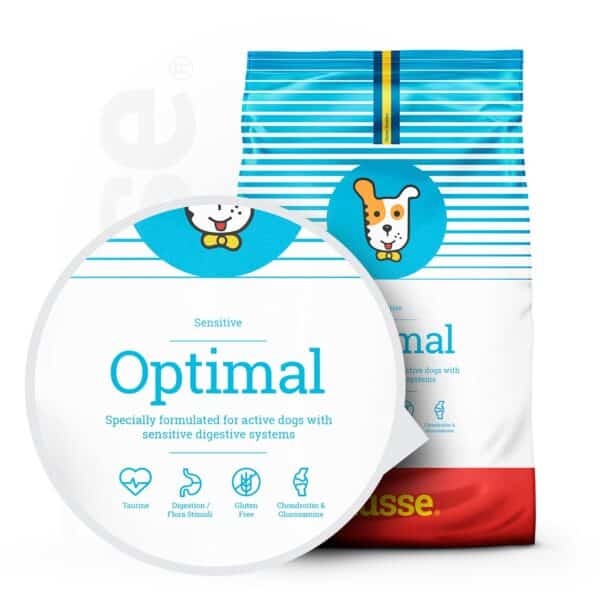Hundmat - Sensitive Optimal 12,5kg, glutenfritt torrfoder - Bild 2