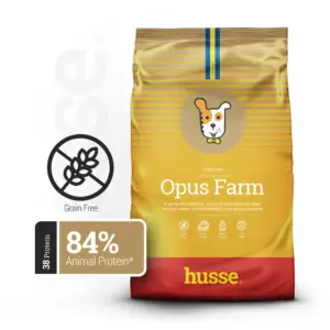 Hundmat - Opus Farm 12kg, spannmålsfritt torrfoder med begränsade animaliska proteinkällor