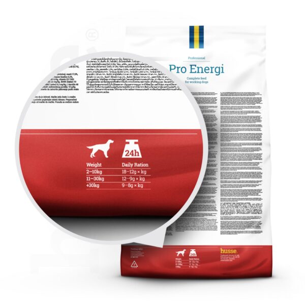 Hundmat - Pro Energi 15kg, torrfoder för arbetande hundar - Bild 3