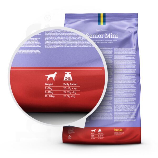 Hundmat - Senior Mini 7kg, torrfoder till små seniorhundar - Bild 3