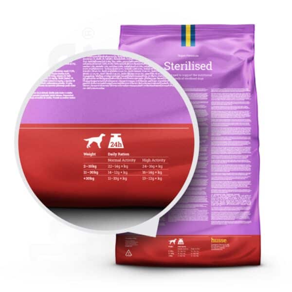 Hundmat - Sterilised 12kg, torrfoder för kastrerade hundar - Bild 3
