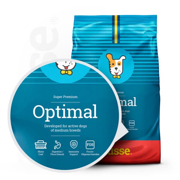Hundmat - Optimal 12kg, torrfoder för medel eller stora raser - Bild 3