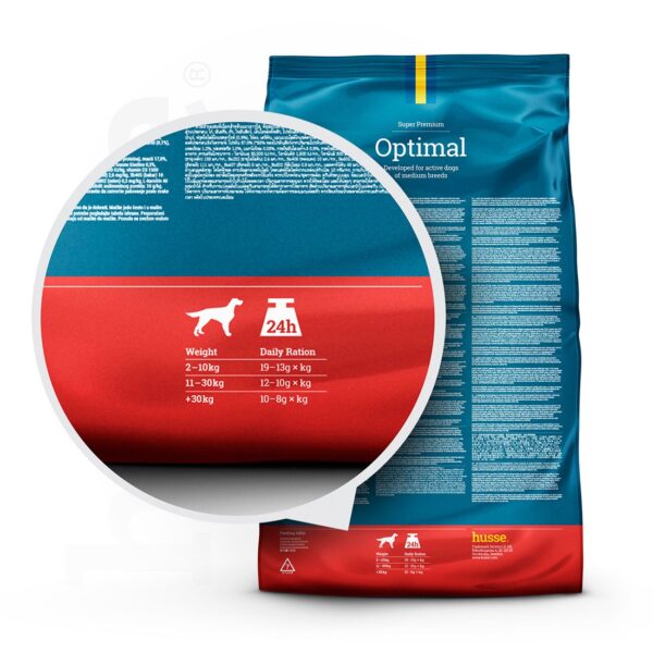 Hundmat - Optimal 12kg, torrfoder för medel eller stora raser - Bild 2