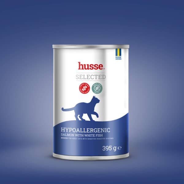 Hypoallergenic | Lax & Vit Fisk – Mousse för Känsliga Katter